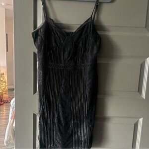 Pretty little thing black mini dress